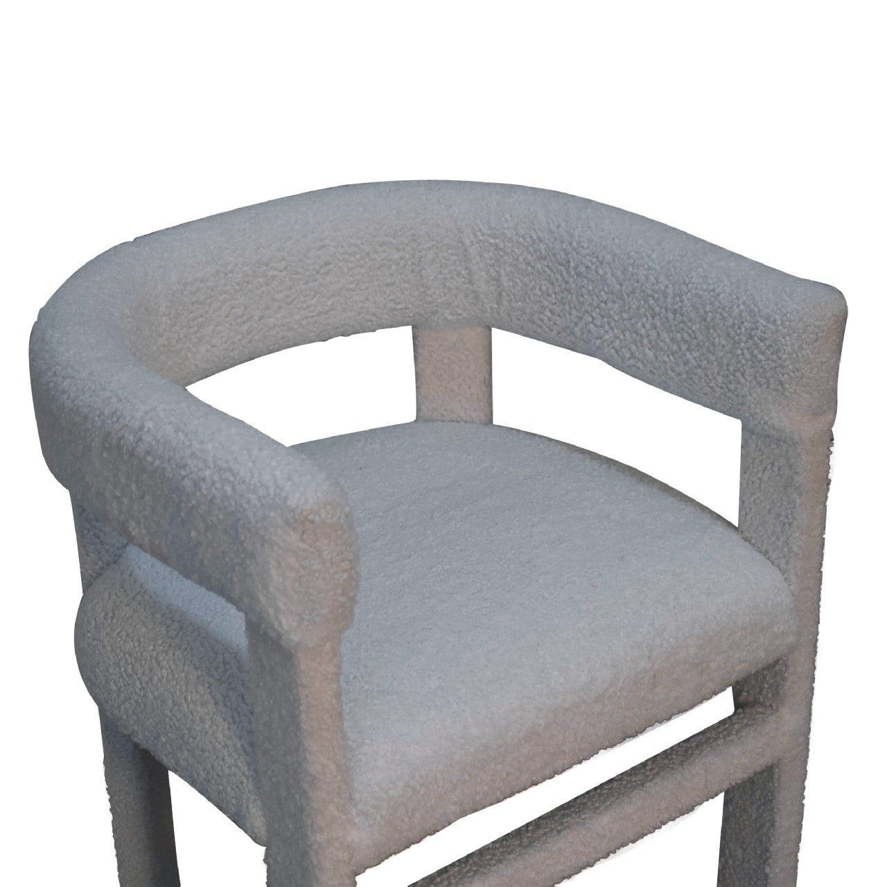 Opal White Accent Chair