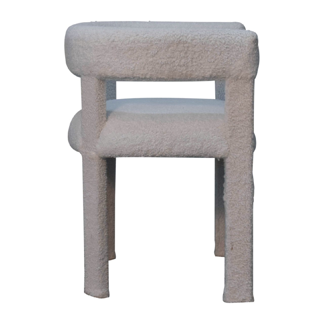Opal White Accent Chair