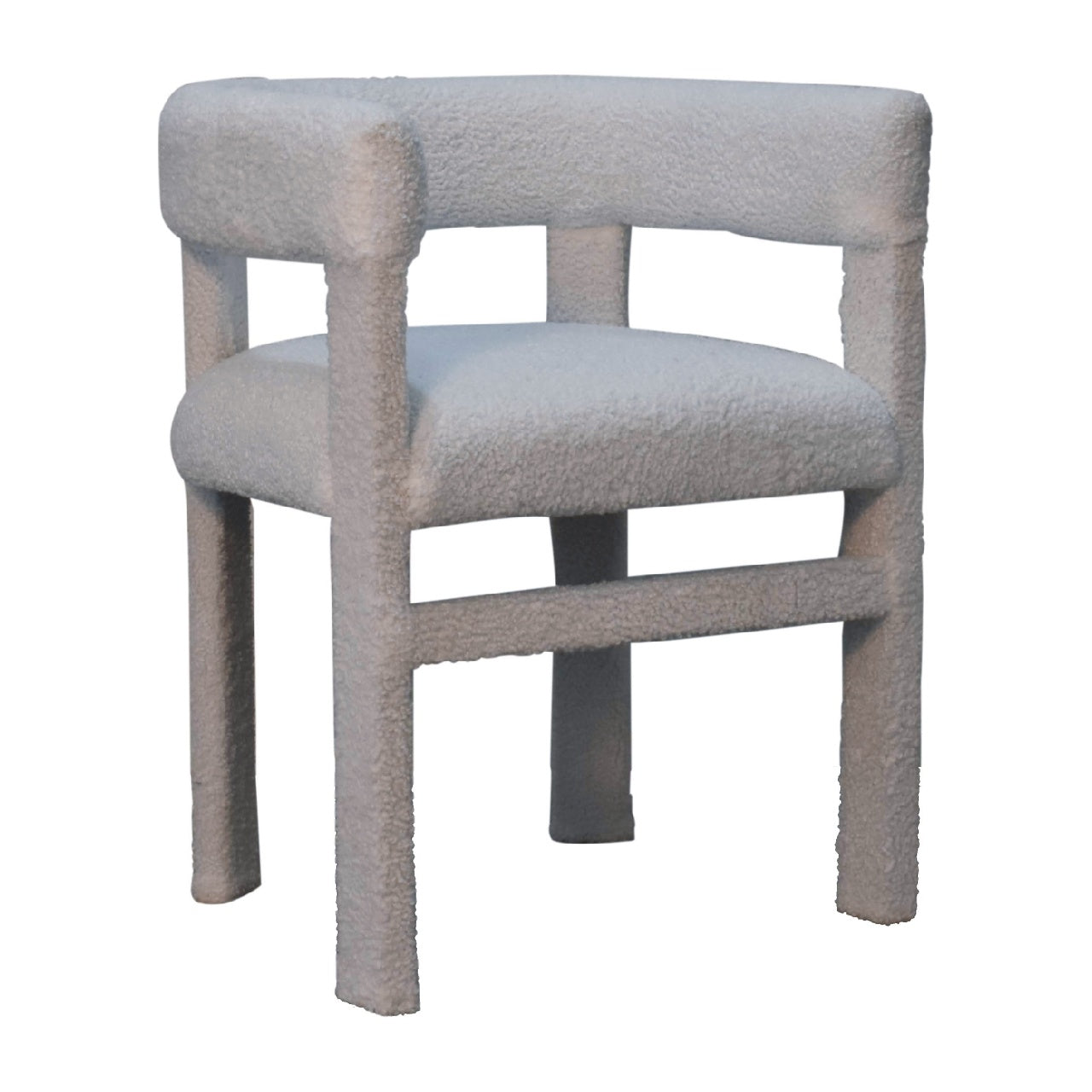 Opal White Accent Chair