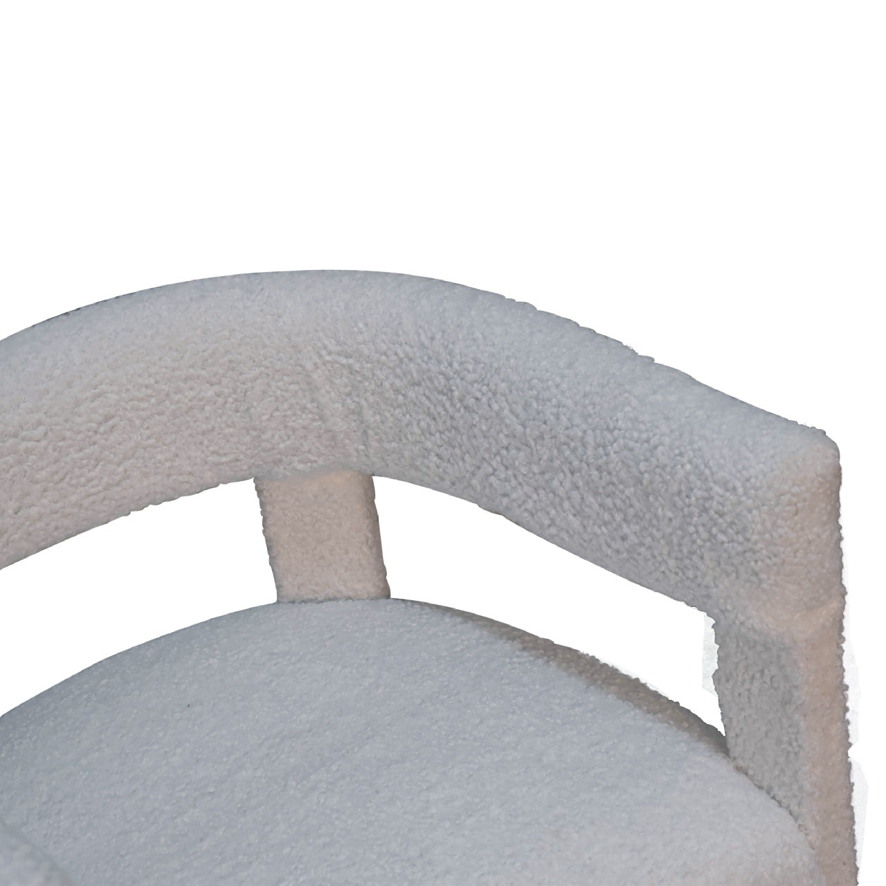Opal White Accent Chair